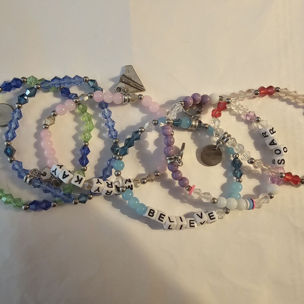 Colorful Beaded Bracelets Set